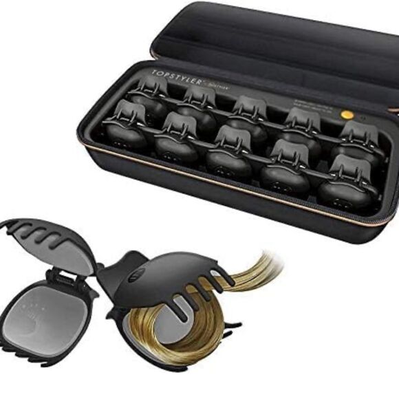TopStyler by InStyler Heated Ceramic Styling Shells Hair Curlers with Case - Picture 1 of 7